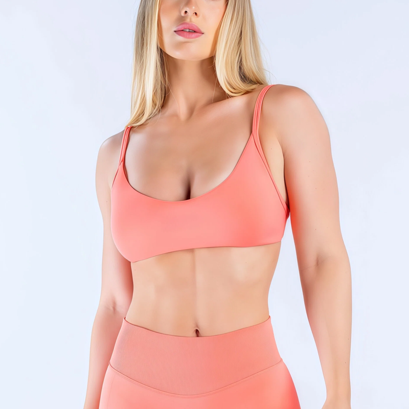 Seamless Underwear Women - HISTELLO Impact Scoop Neck Bra para