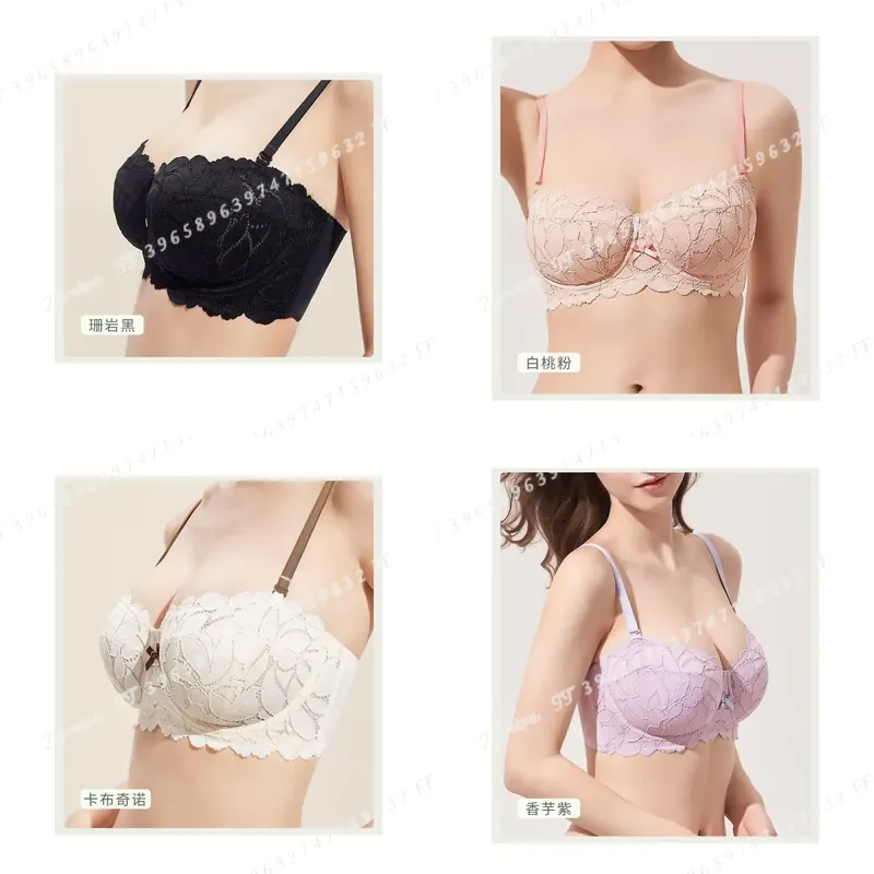 Bralette Wireless Soft - Sutiã Bralette de Renda Francesa Plus