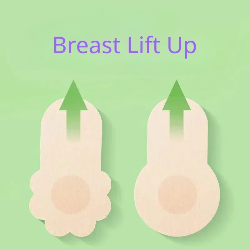 Nipple Cover Pasties - 10 pçs feminino invisível mama levantar