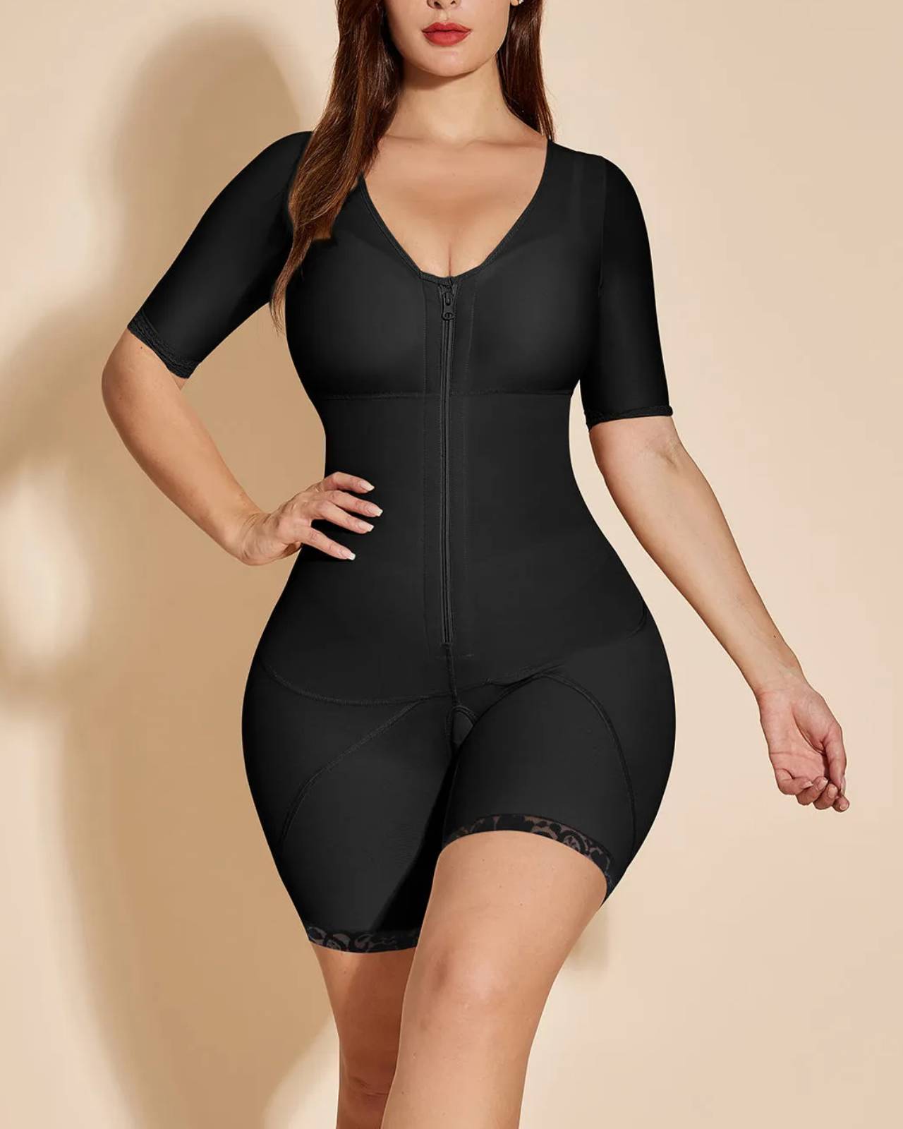 Shapewear Bodysuit Firm - Corpo inteiro colombiano cintas shaper alta