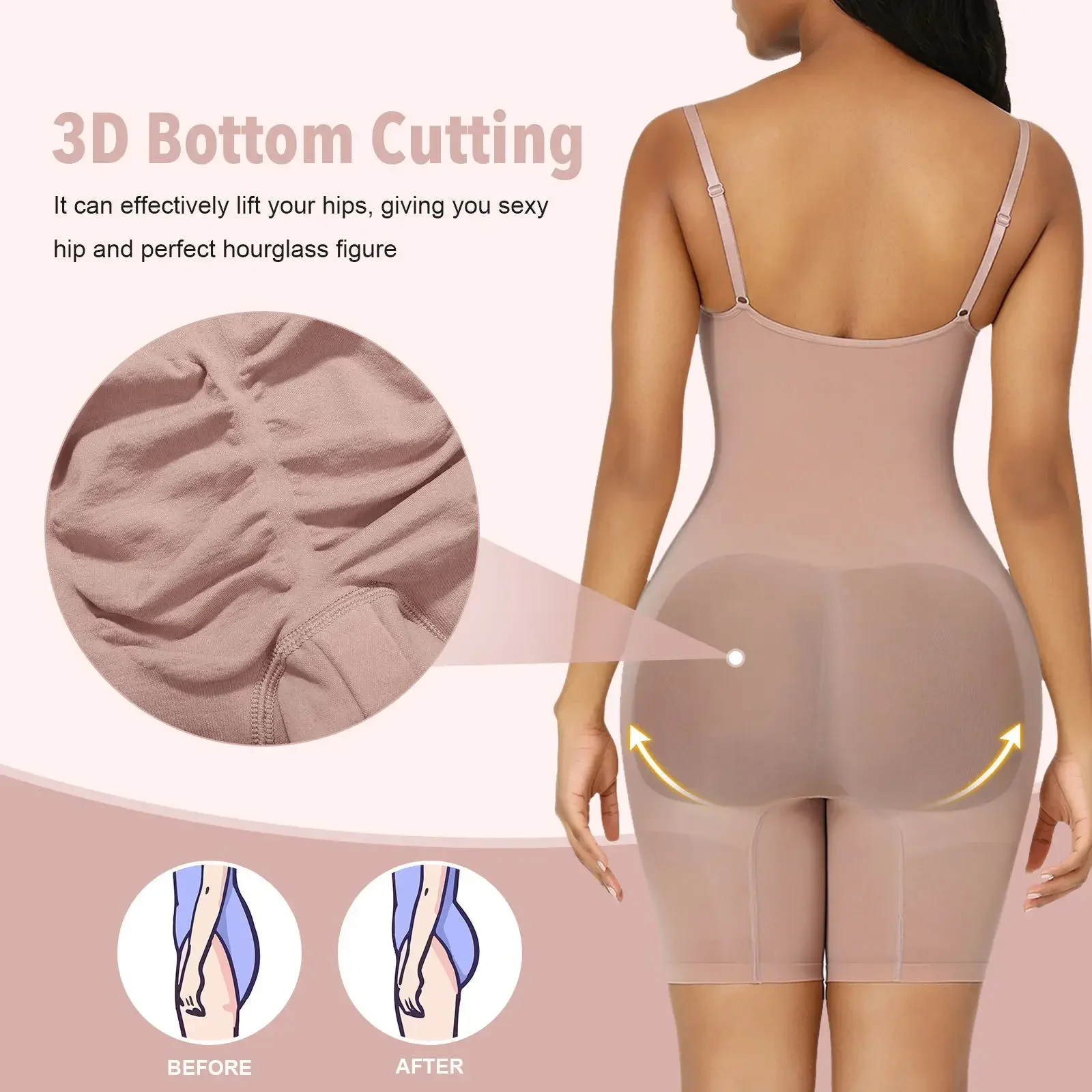 Body Modelador Feminino One Pi - Shapewear Bodysuit Firm avaliação e preço